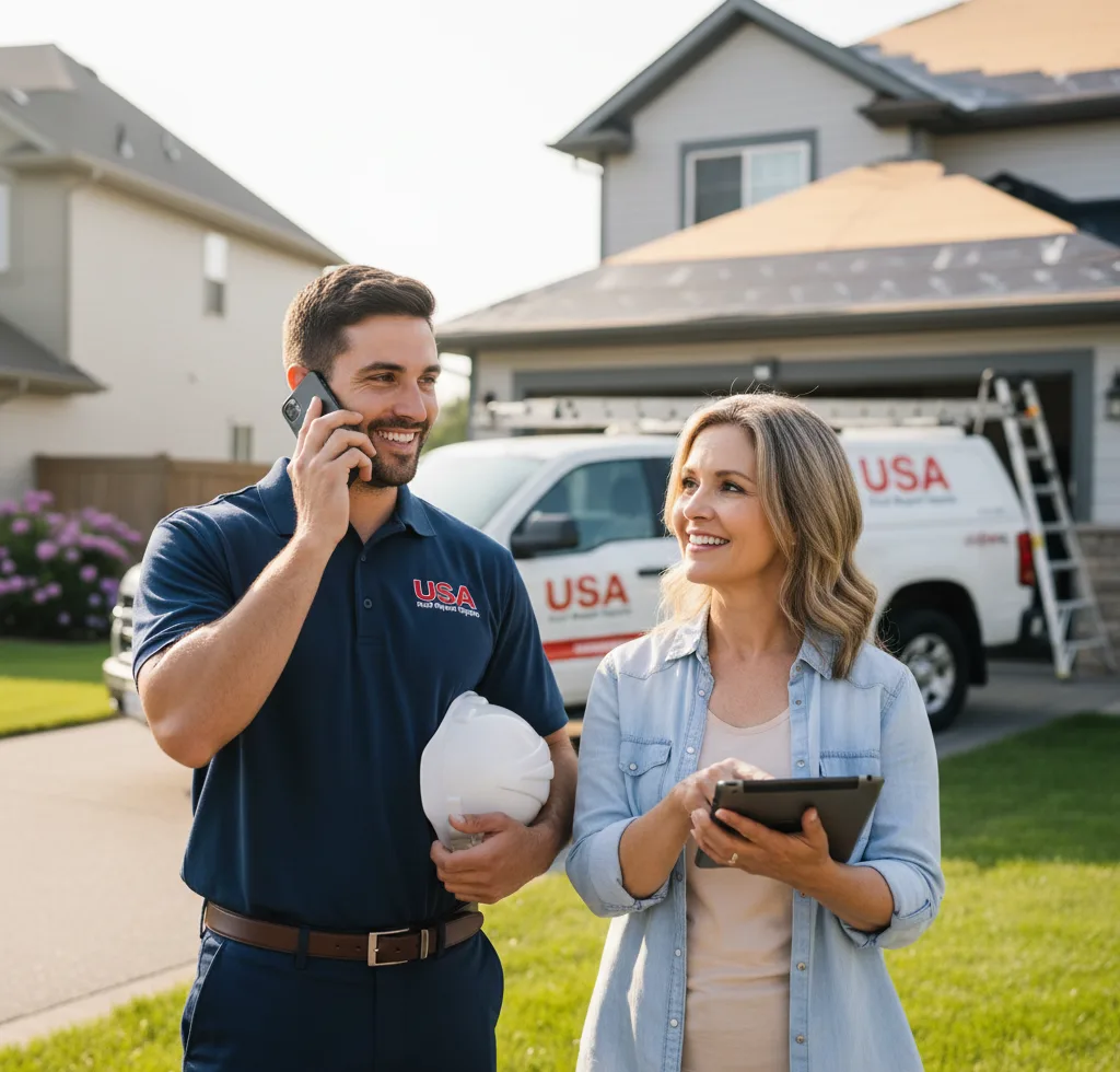 USA Roof Repair Experts customer support in La Crosse